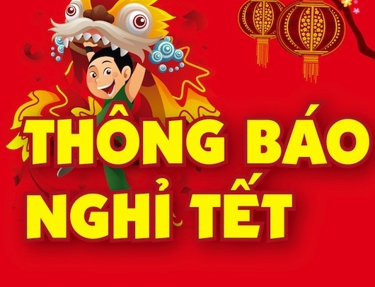 THÔNG BÁO NGHỈ TẾT NGUYÊN ĐÁN ĐINH DẬU